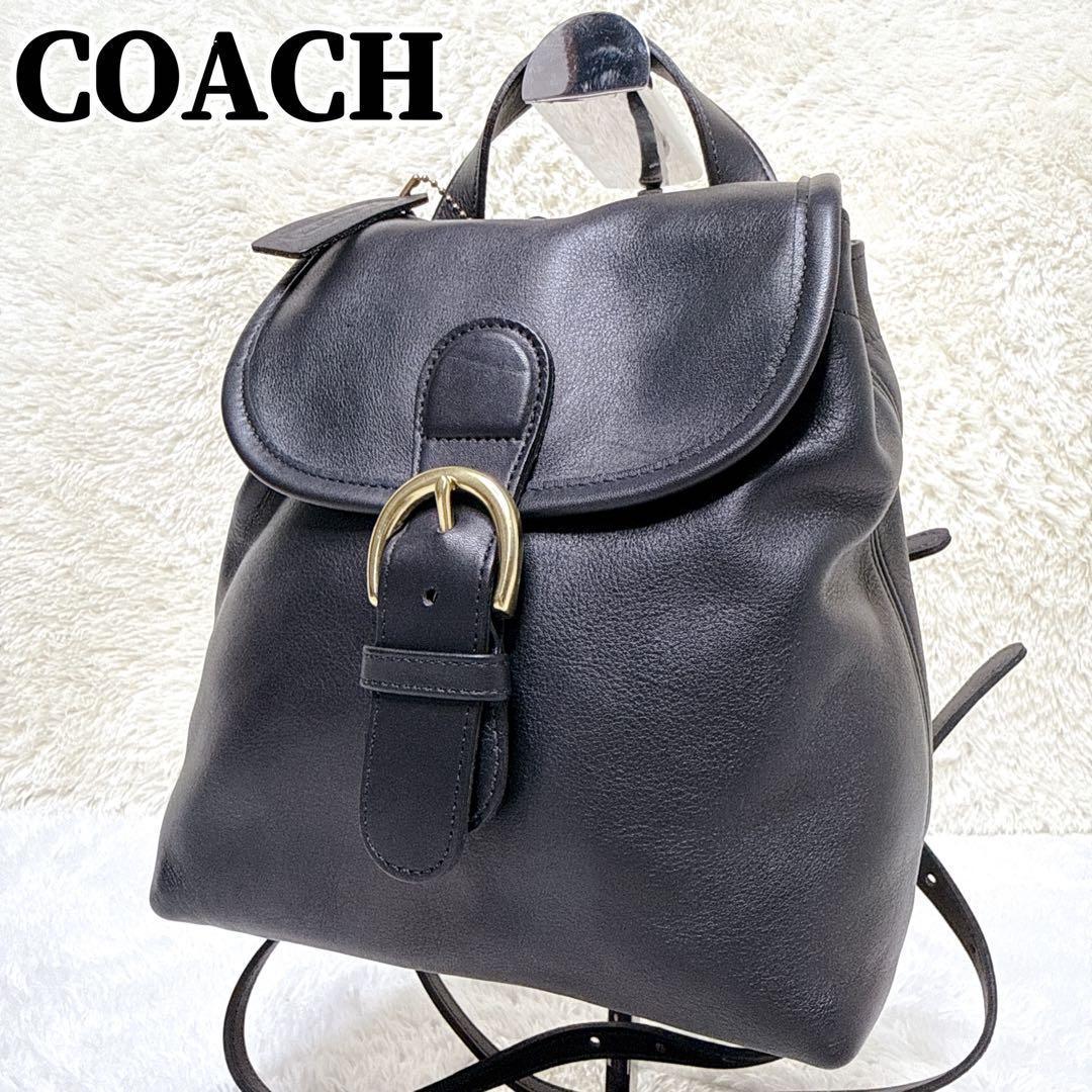 バッグ COACH Old Coach Leather Mini Backpack