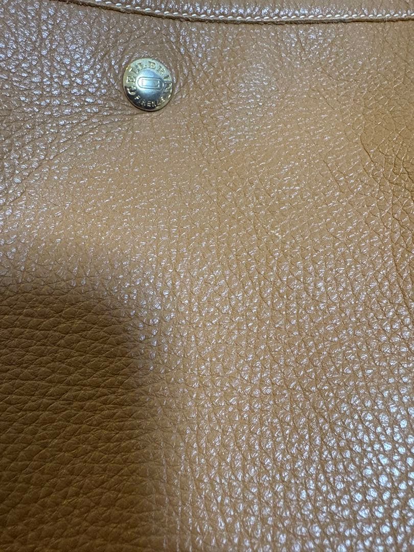 希少CELLERINI チェレリーニ 2779 レザートート シボ革 茶色