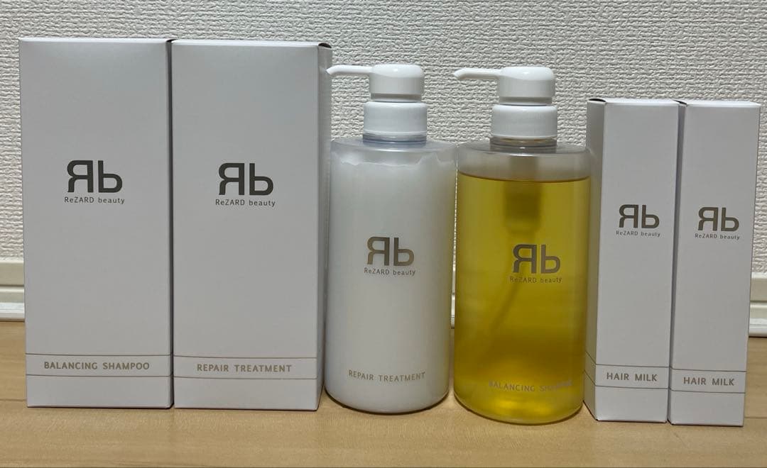 ReZARD beauty シャンプー、トリートメント、ヘアミルク 2セット