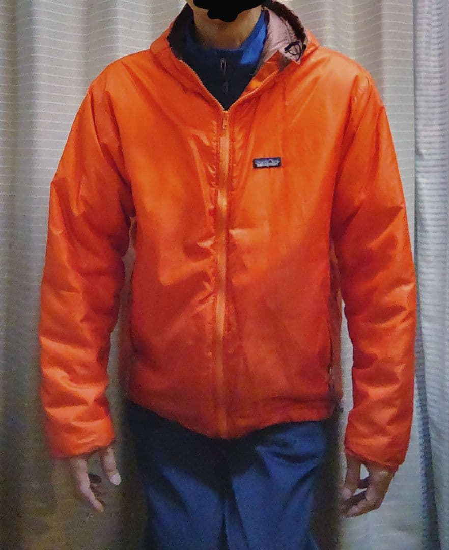 patagonia パタゴニア パフボールセーター M オレンジ 2002 - メルカリ
