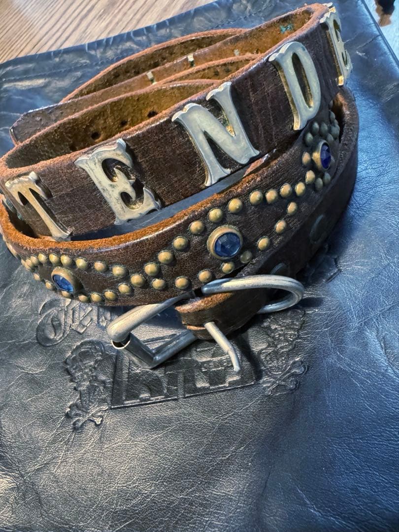 Tenderloin スタッズベルト T-STADS BELT キムタク同型　青