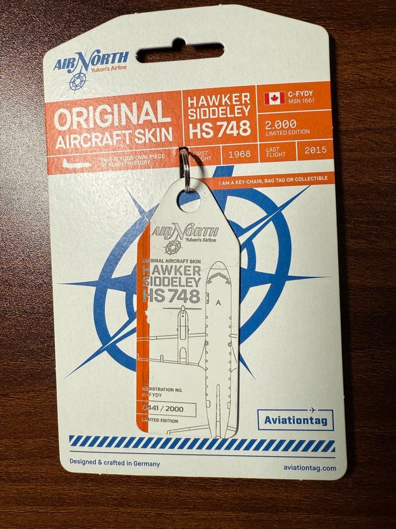 Aviationtag×Air North B737-200 コンビ色