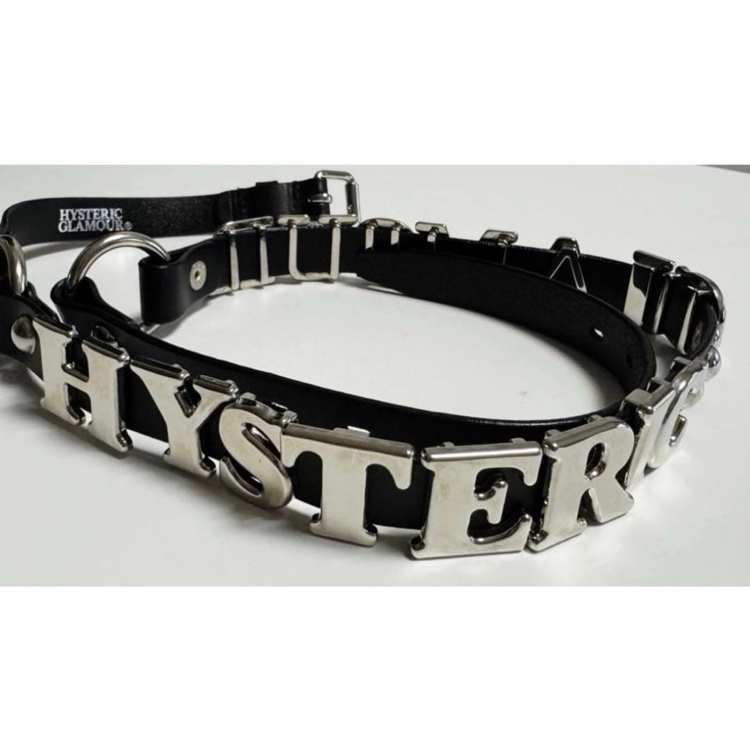 ヒステリックグラマー スタッズ ロゴ 細レザーベルト - メルカリ