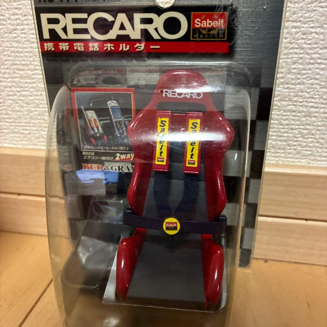 RECARO Sabelt 携帯電話ホルダー レッド/ブラック