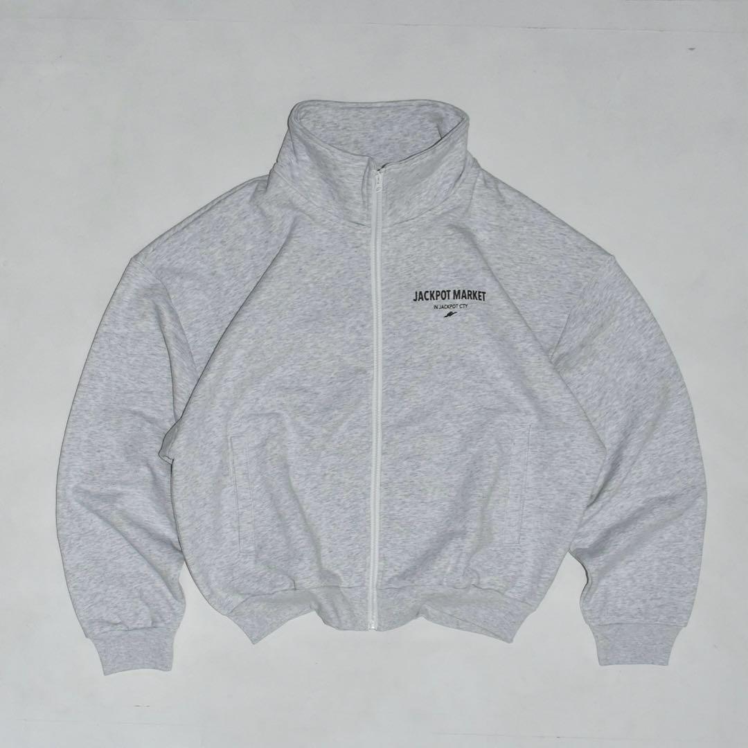 JACKPOT.MARKET ジップジャケット　アッシュグレー　XL 極美品