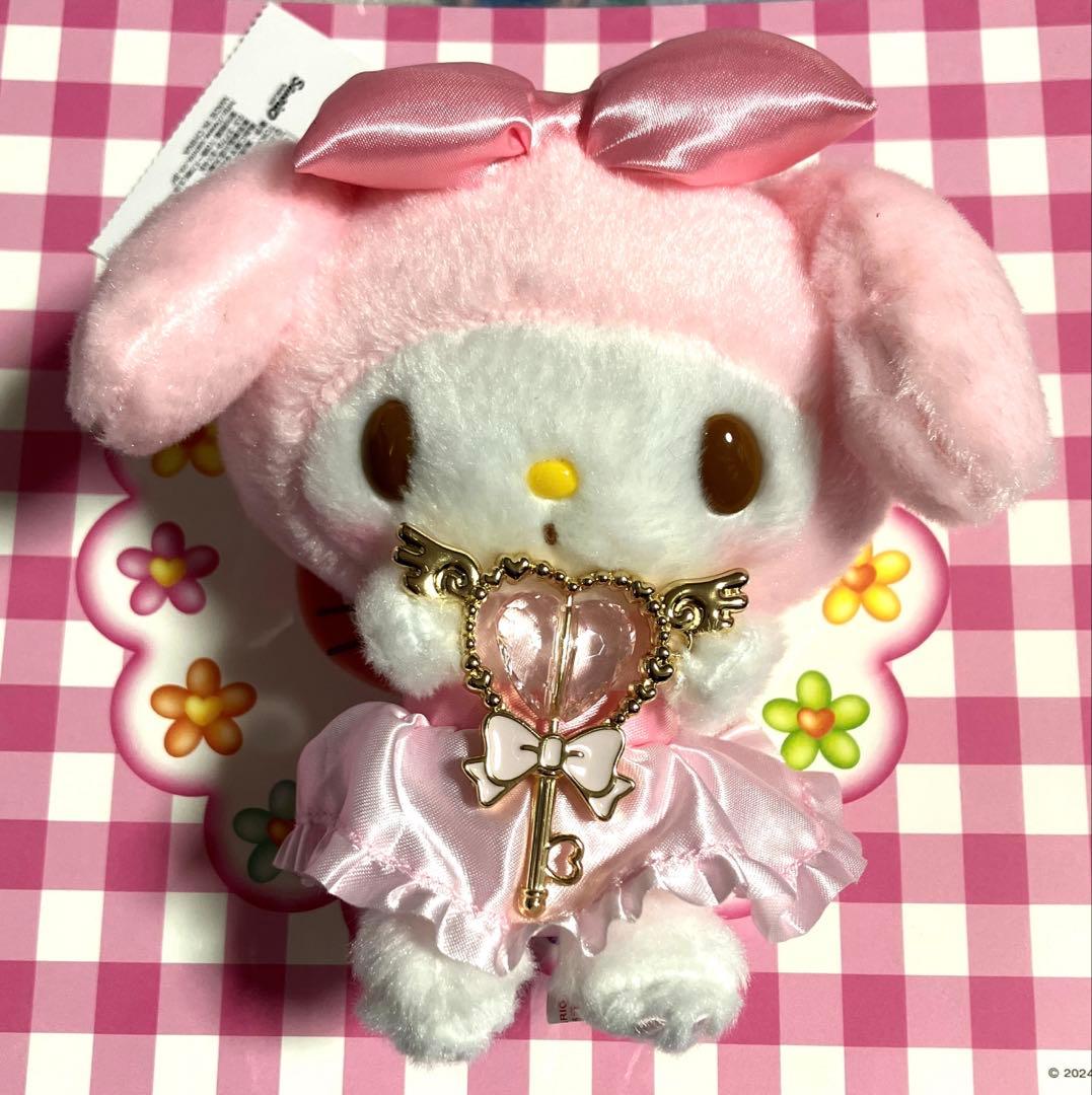 レア　マイメロ　バッグチャーム　ステッキ　ビジュー サンリオ マイメロディ バッグチャーム ステッキ マスコット