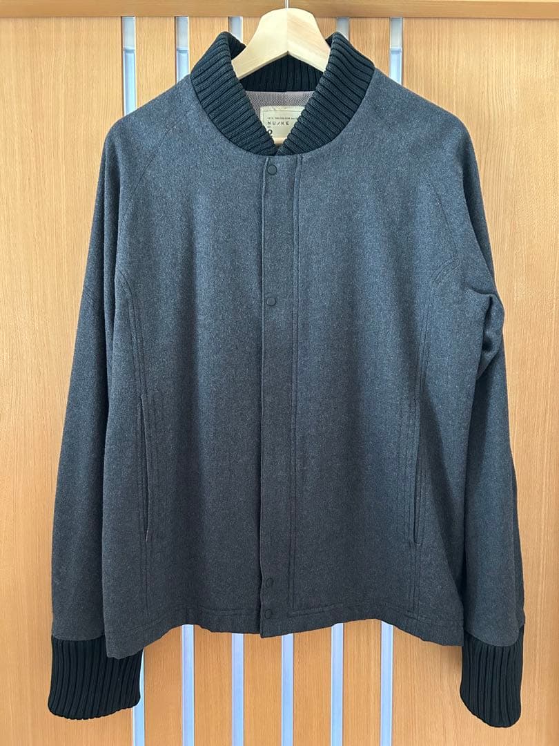 NU/KE ウール　ジャケット ウールバランサーキュラージャケット/ウォッシャブル/チャコールグレー