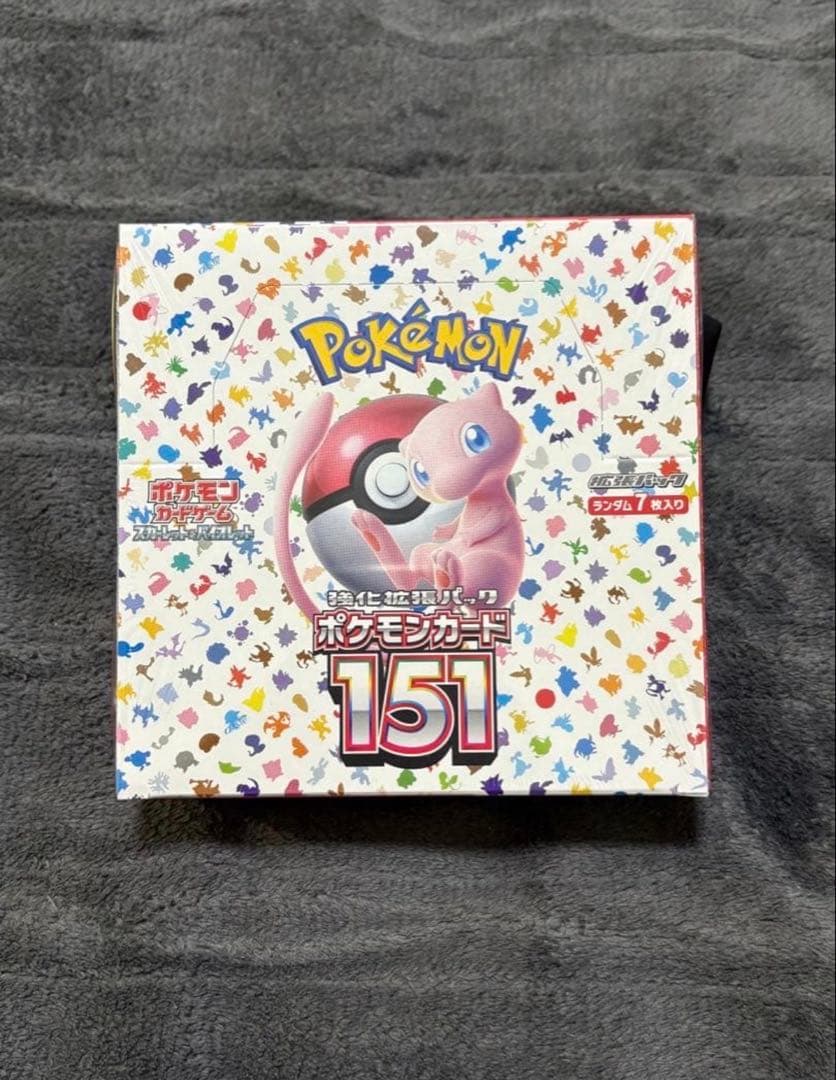 ポケモンカード151 未開封BOX シュリンク付き - メルカリ
