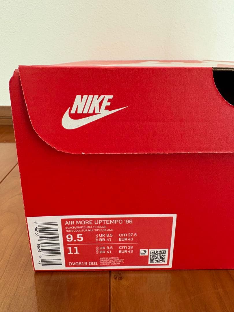 靴 NIKE AIR MORE UPTEMPO'96 27.5cm