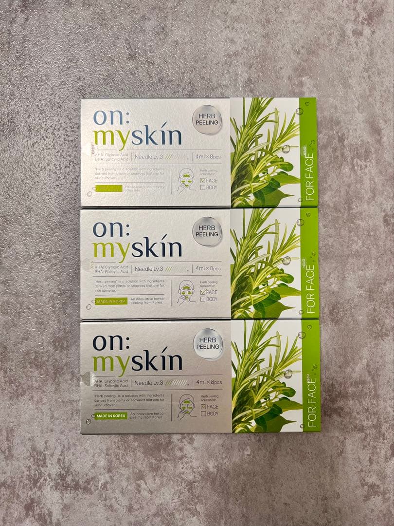 on:myskin ハーブピーリング 3箱セット