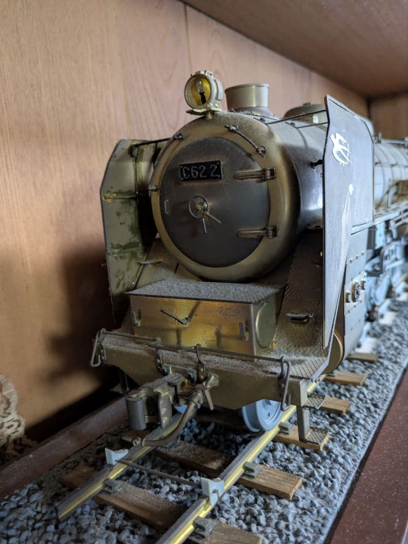 ディアゴスティーニ　つばめc62 模型　真鍮模型 デアゴスティーニC62の巨体が見えてきた！: YUJIの、とろくさい日記