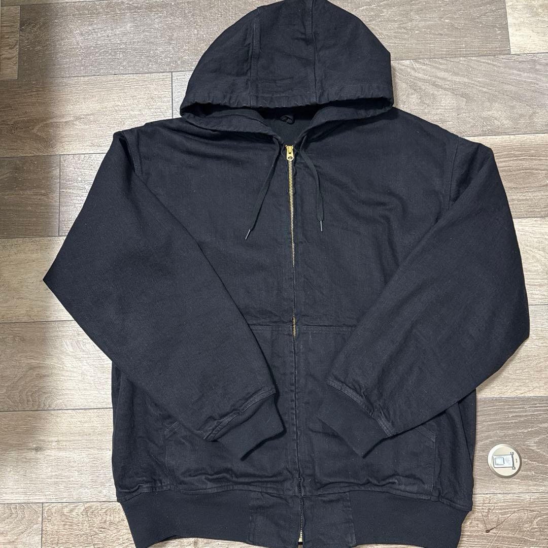 25AW COMOLI ブラックデニムジップパーカ 3 - メルカリ