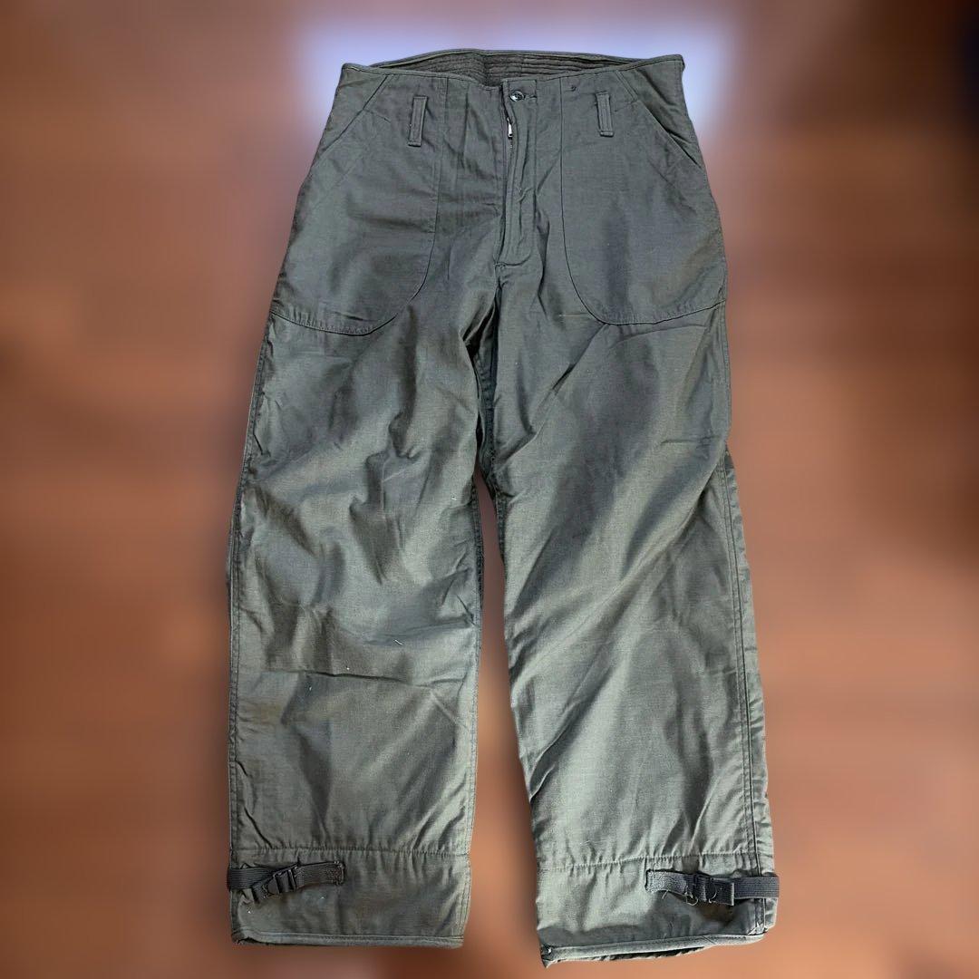 【超貴重・新品】米軍放出品　81年製　防寒・デッキパンツ