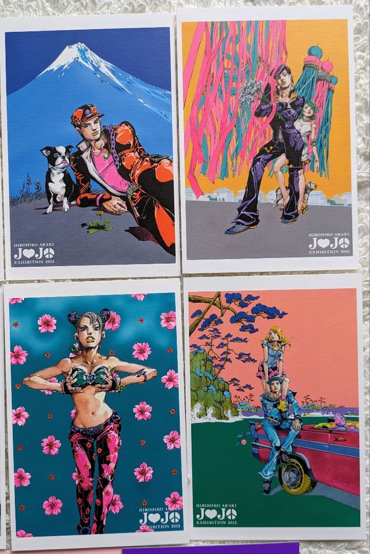 ジョジョの奇妙な冒険 ポストカード 10枚セット 開封済〜おまけ付き