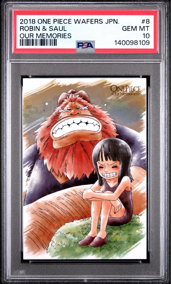 PSA10】ワンピース ウエハースカード ロビン&サウロ - メルカリ