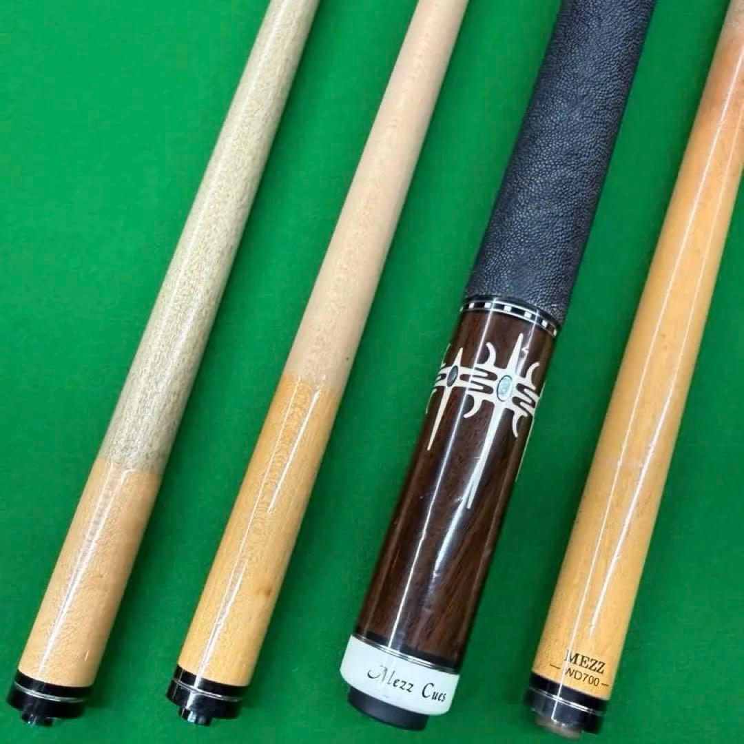 Mezz Cues EC-3シリーズ＋UJシャフト3本セット 象革グリップ