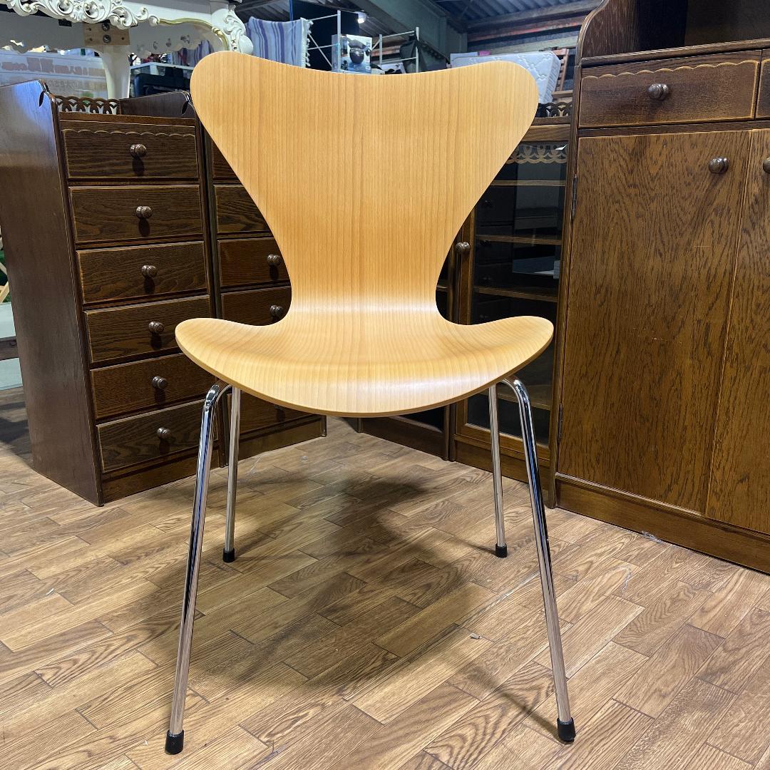 フリッツハンセン アルネ・ヤコブセン セブンチェア ビーチナチュラル 美品 ②