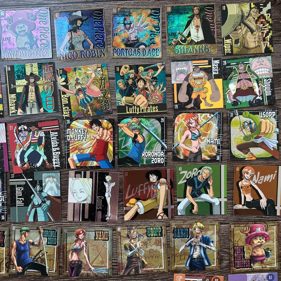 平成レトロ激レア ワンピース 森永シール86枚セット - メルカリ