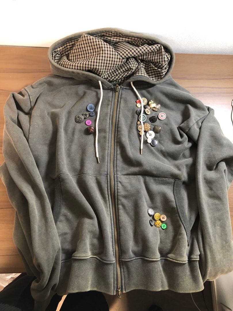 HIROKI TSUZUKI FULL ZIP HOODIE CHARCOAL - メルカリ