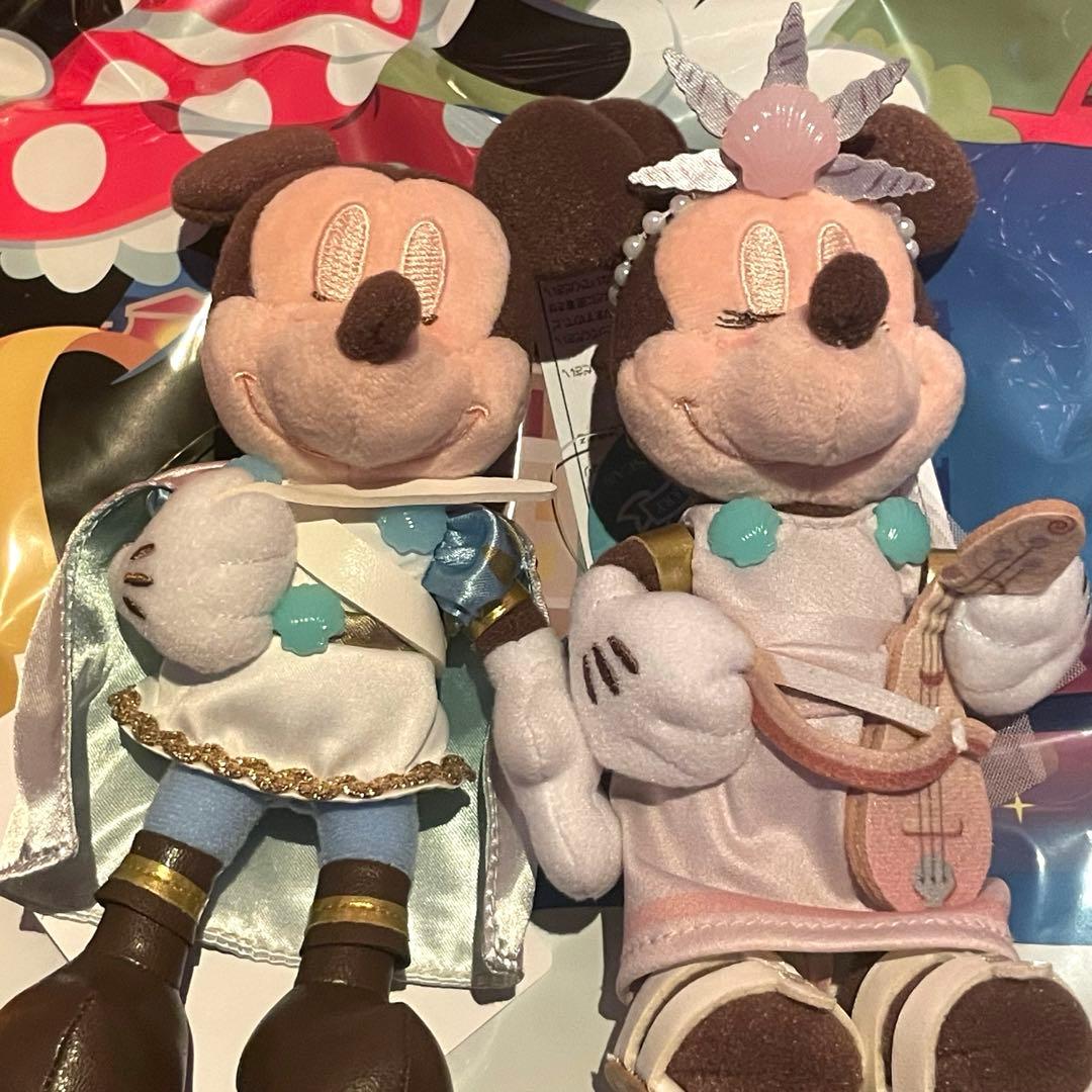 ディズニーシー 24周年 ぬいば ぬいぐるみバッジ ミッキー ミニー