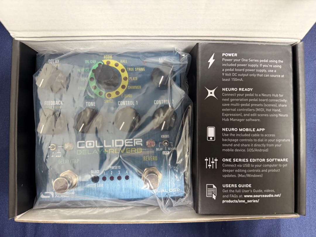 ギター SOURCE AUDIO Collider Delay+Reverb