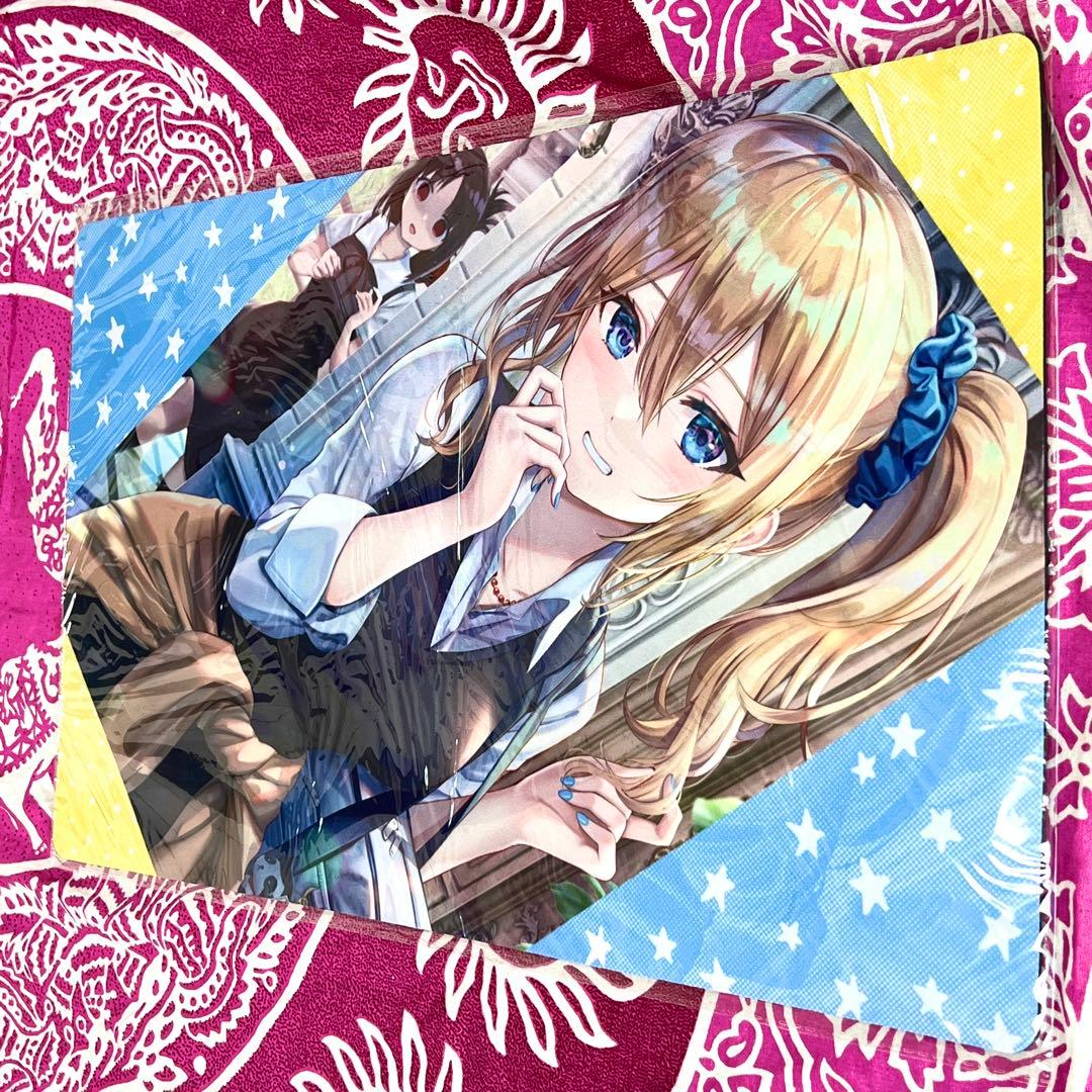 かぐや様は告らせたい 早坂愛 ミッドナイトブルー プレイマット