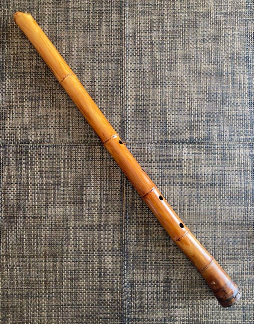 地無し尺八　二尺五寸管（G）+ ソフトカバー