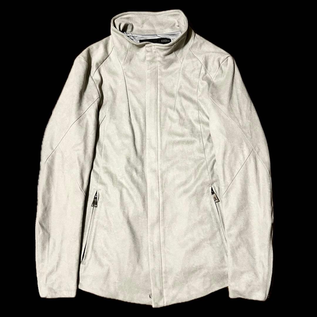 ジャケット・アウター 00s SCHLUSSEL High Neck Leather Jacket