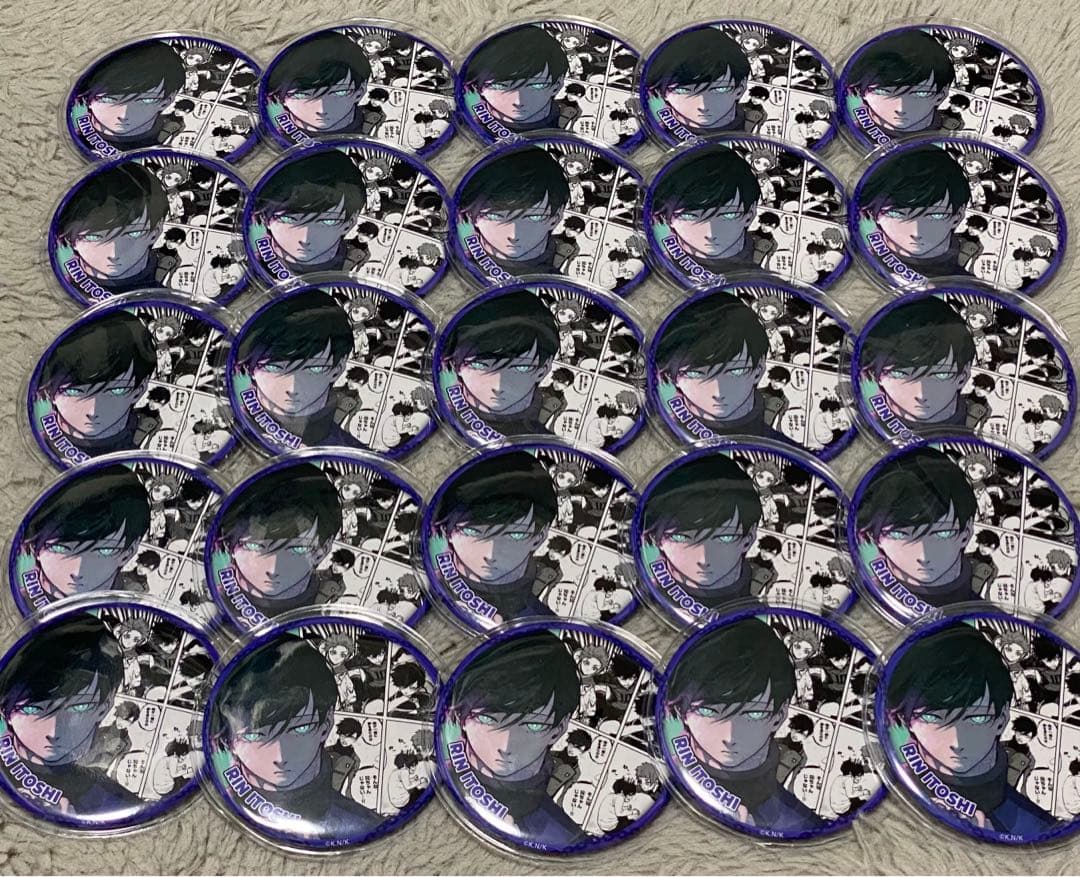 ブルーロック プリンセスカフェ 缶バッジ 糸師凛