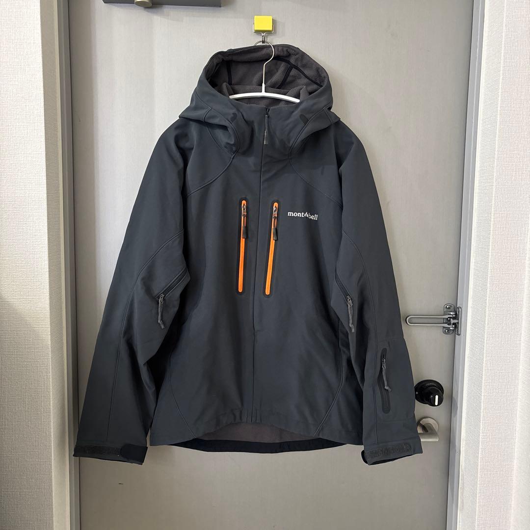 #mont-bell パウダーシェッドパーカ　ソフトシェル　マウンテンパーカー
