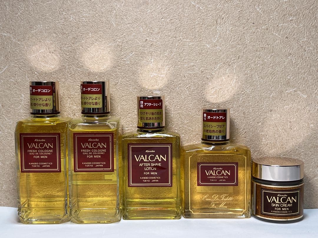（未使用）ヴィンテージカネボウVALCANメンズコレクション5点