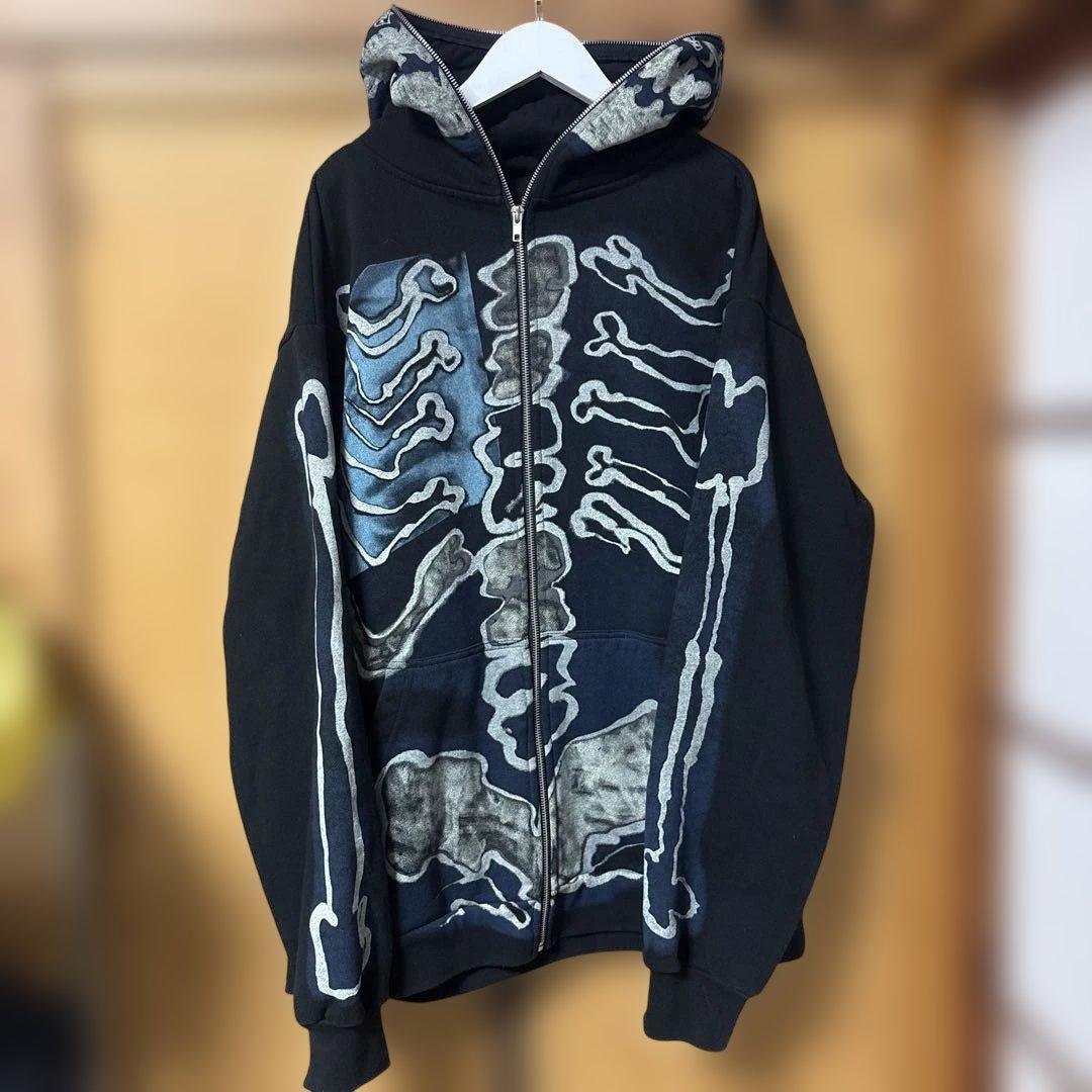 Cactus Jack Fragment Skeleton Hoodie L - メルカリ