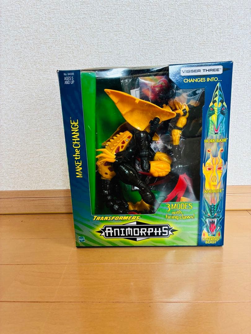 【希少・箱付】トランスフォーマー ヴィッサー3 / 3段変形 ANIMORPHS