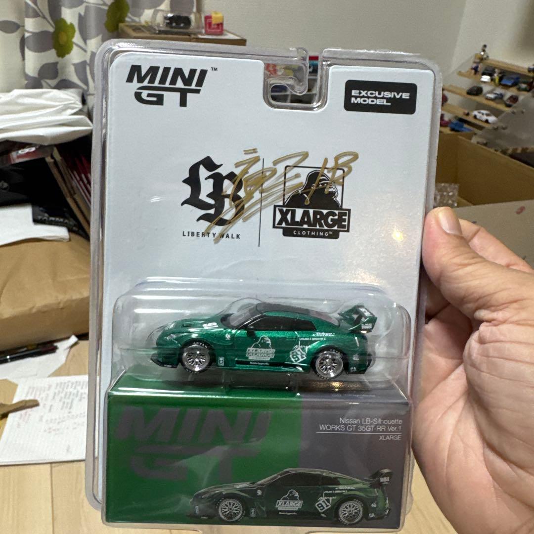 MINIGT LBWK × XLARGE LB-シルエット GTR35
