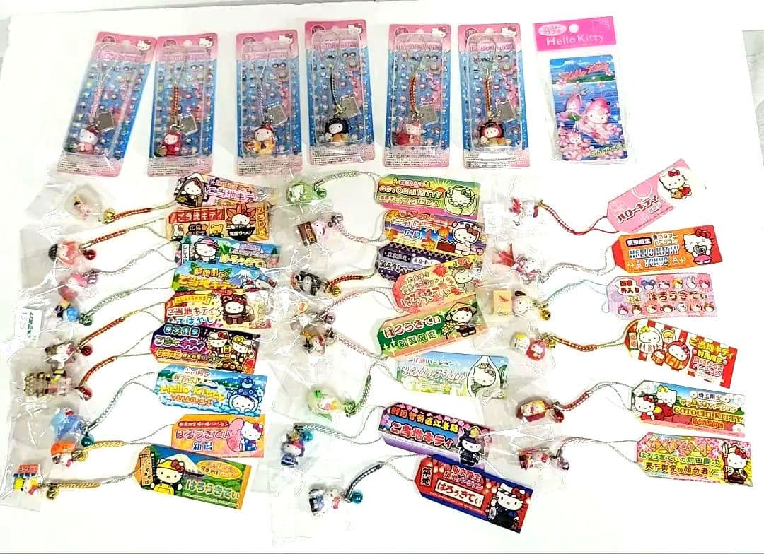 ご当地キティ ストラップ 30個まとめ売り 根付け