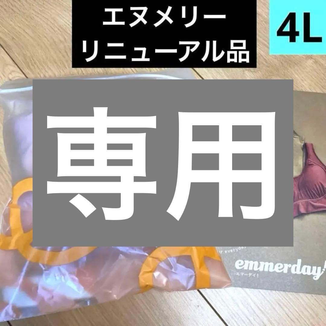 emmerday ノンワイヤー　エヌメリー　エマーデイ　ピンク＆ブラウン