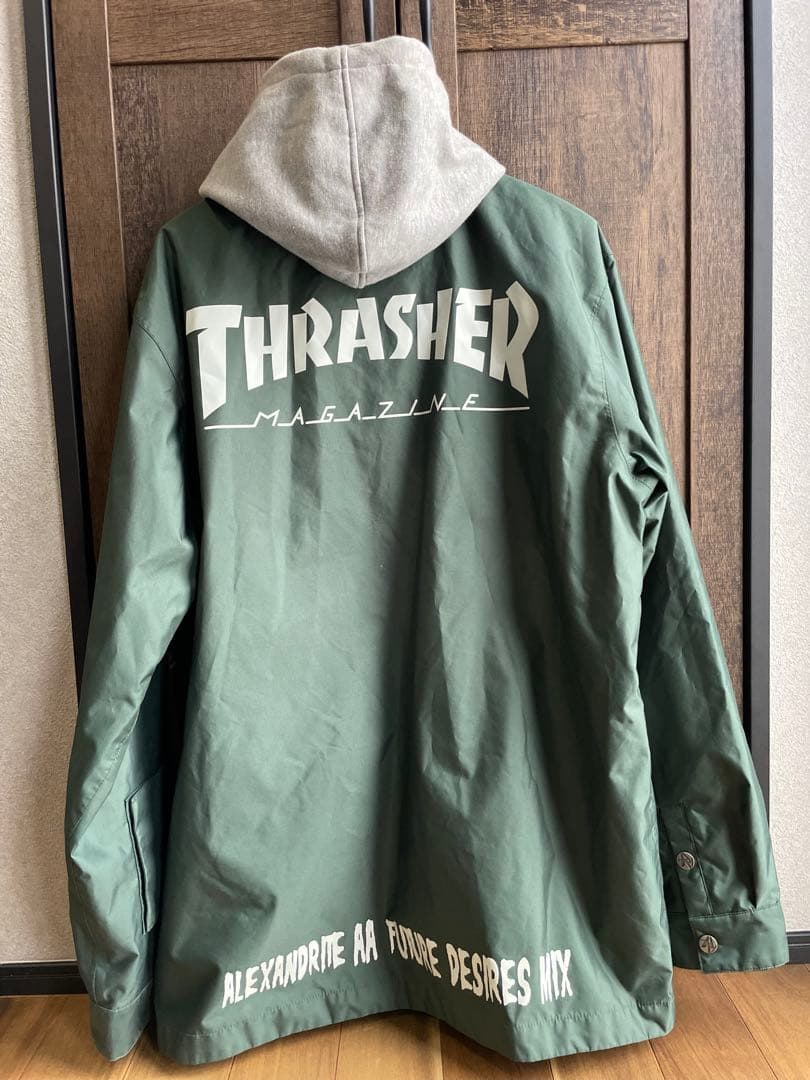 スラッシャー　美品　スノーボードジャケット　コーチジャケットXL