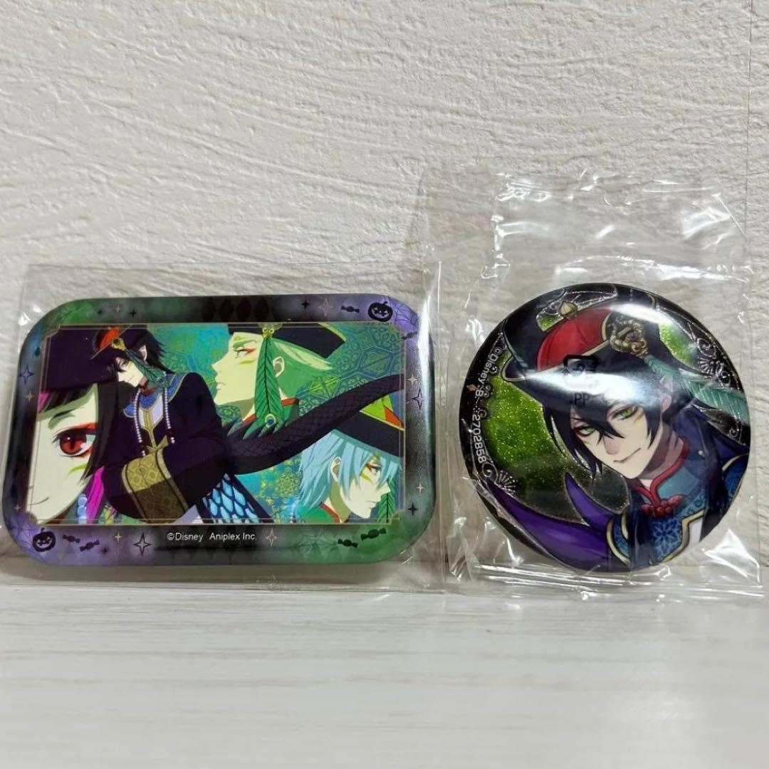 ツイステ マレウス スケアリーモンスターズ ディアソムニア 缶バッジ 2