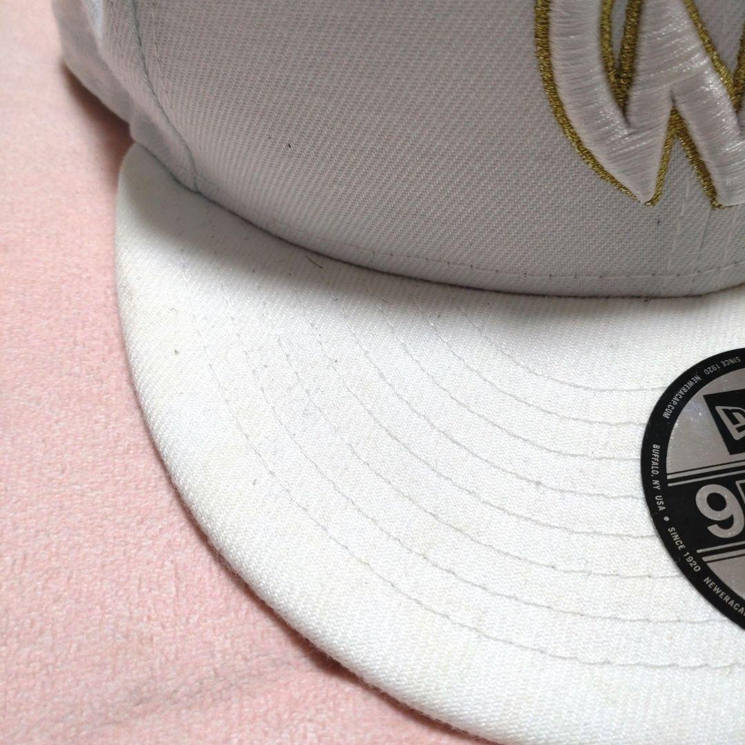 NEWERA キン肉マン ホワイト スナップバック キャップ KINマーク