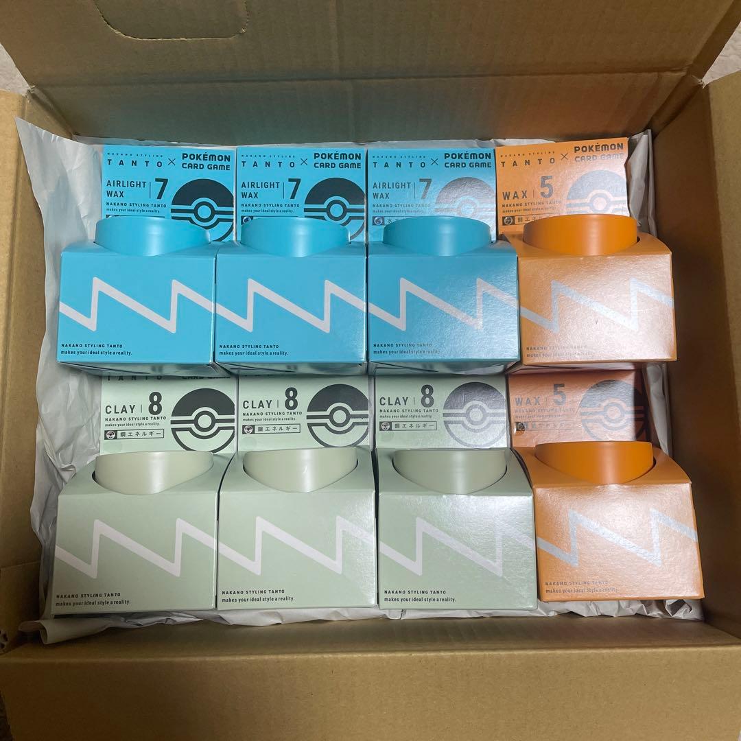 ナカノ スタイリング タント ワックス 8個 ポケモンカード プロモカード付き