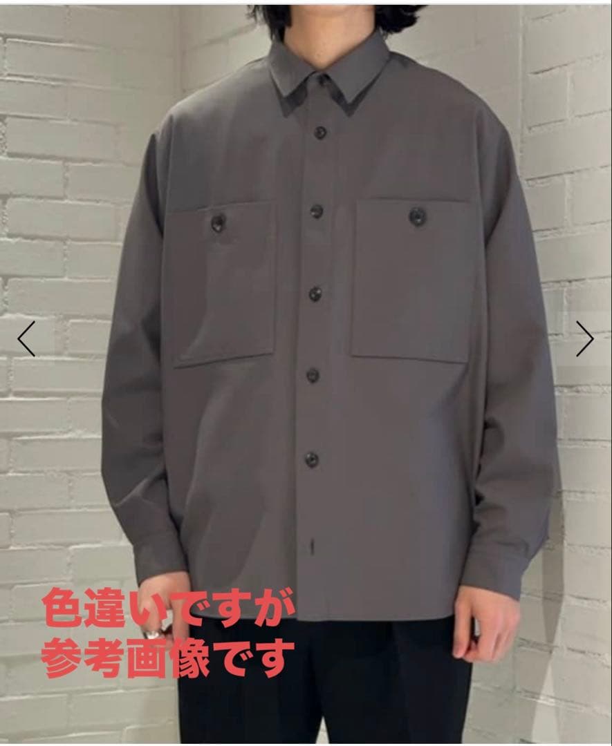 新品25SS Edition別注 THE RERACS アーミーシャツ 黒 48 - メルカリ