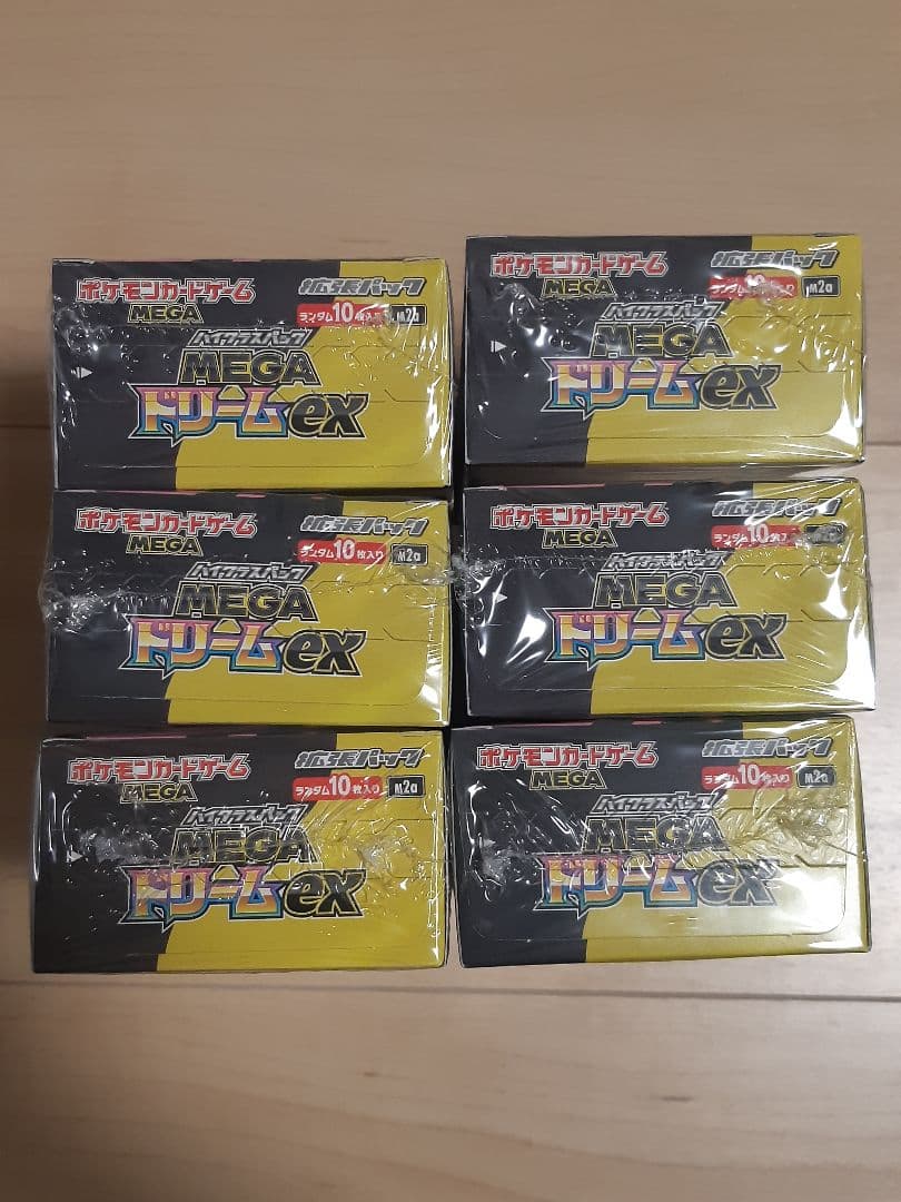 ポケモンカード MEGAドリームex シュリンク付き 6BOX - メルカリ