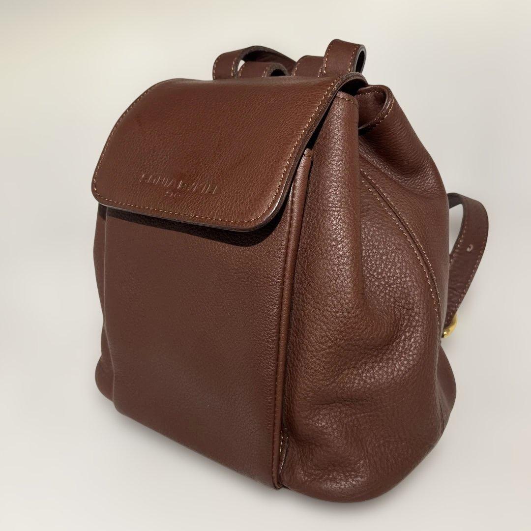 ソニアリキエル ブラウン レザーリュック・バックパック バッグ 鞄