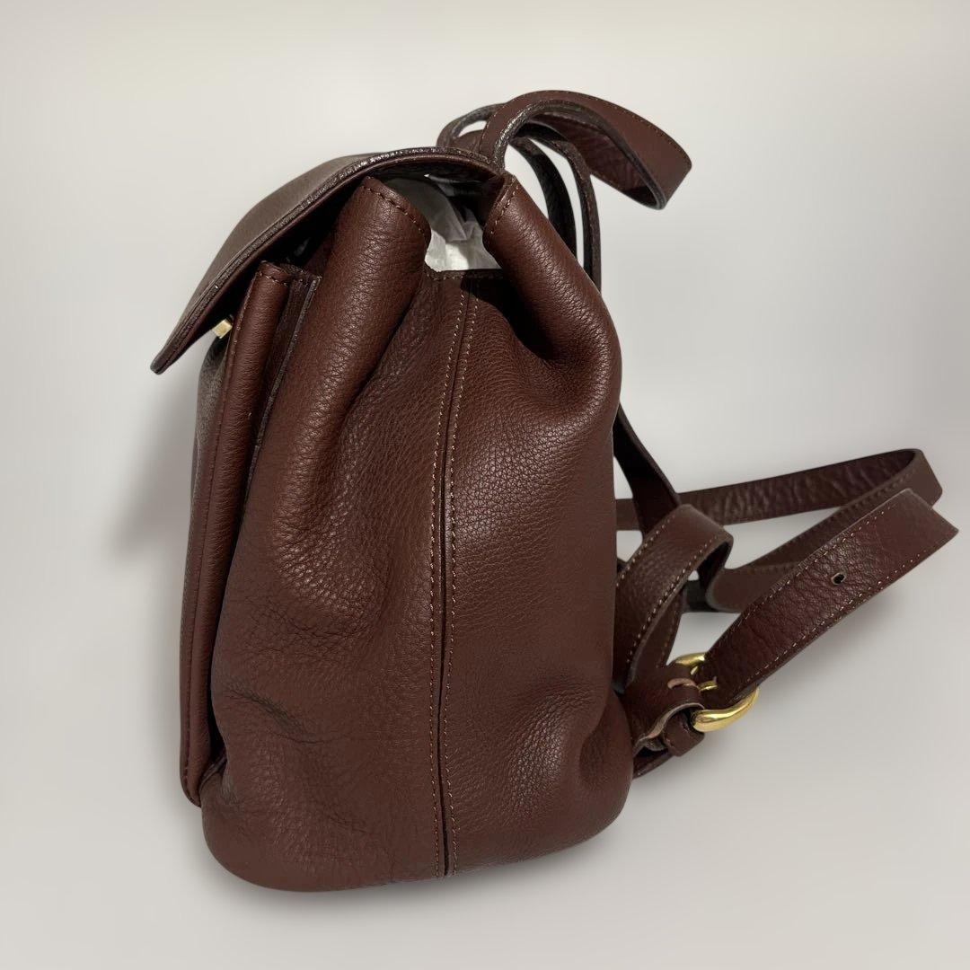 ソニアリキエル ブラウン レザーリュック・バックパック バッグ 鞄