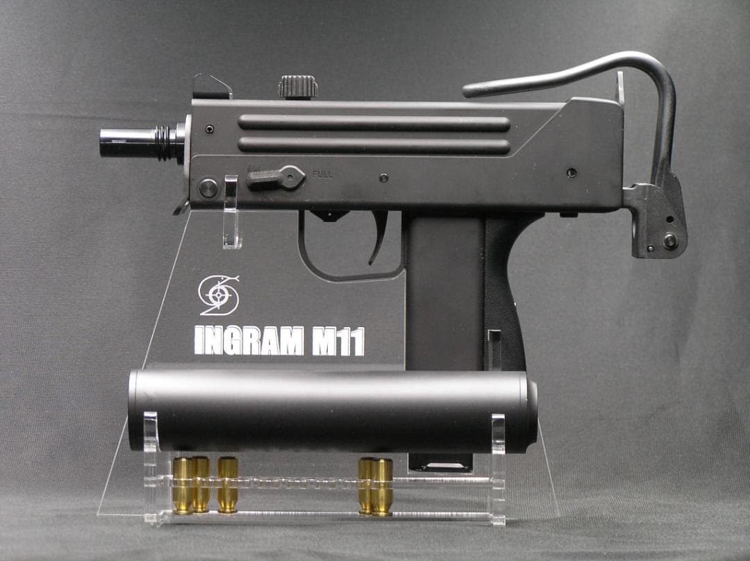 Canimal 　アククリルガンスタンド FIELD LABEL ガンスタンド アクリル板製 クリア [ 1個 ] ピストル