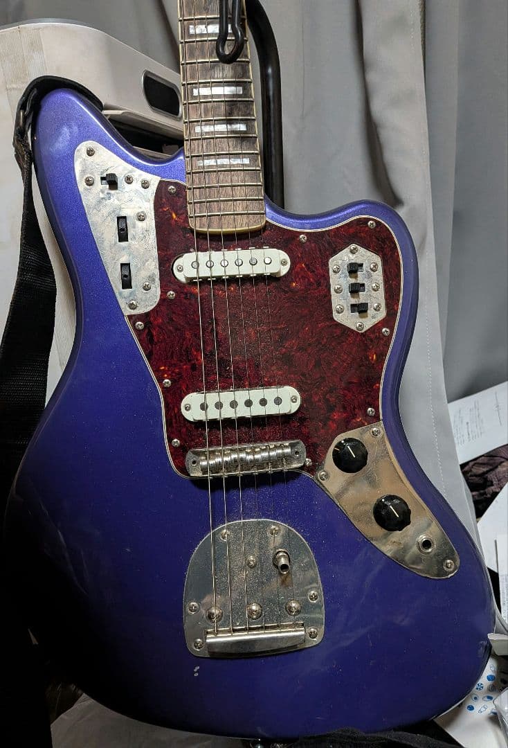 【レア】Squier JAGUAR Purple llic 　中古