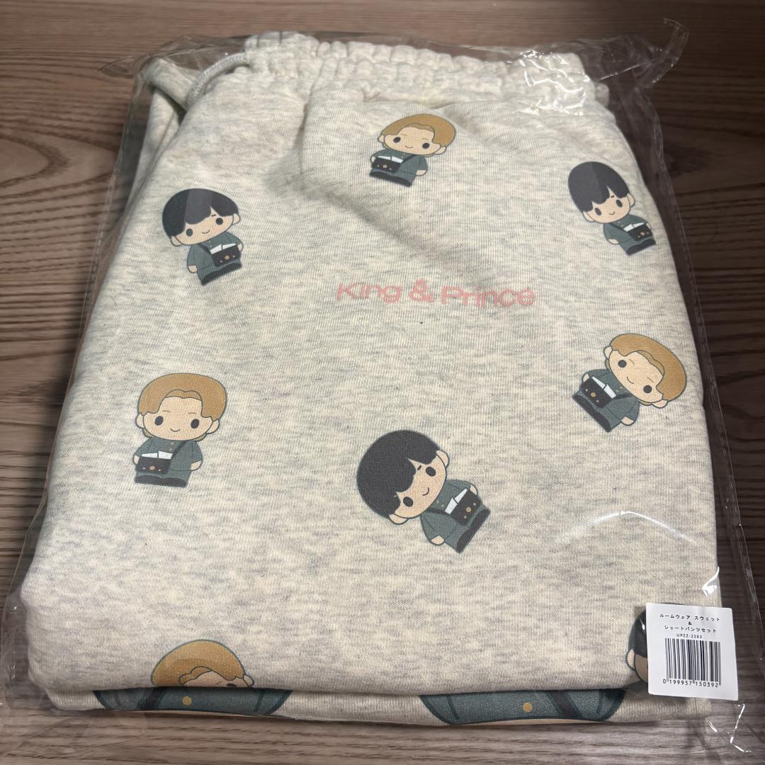 キンプリ ポップアップ ルームウェア スウェット＆ショートパンツ