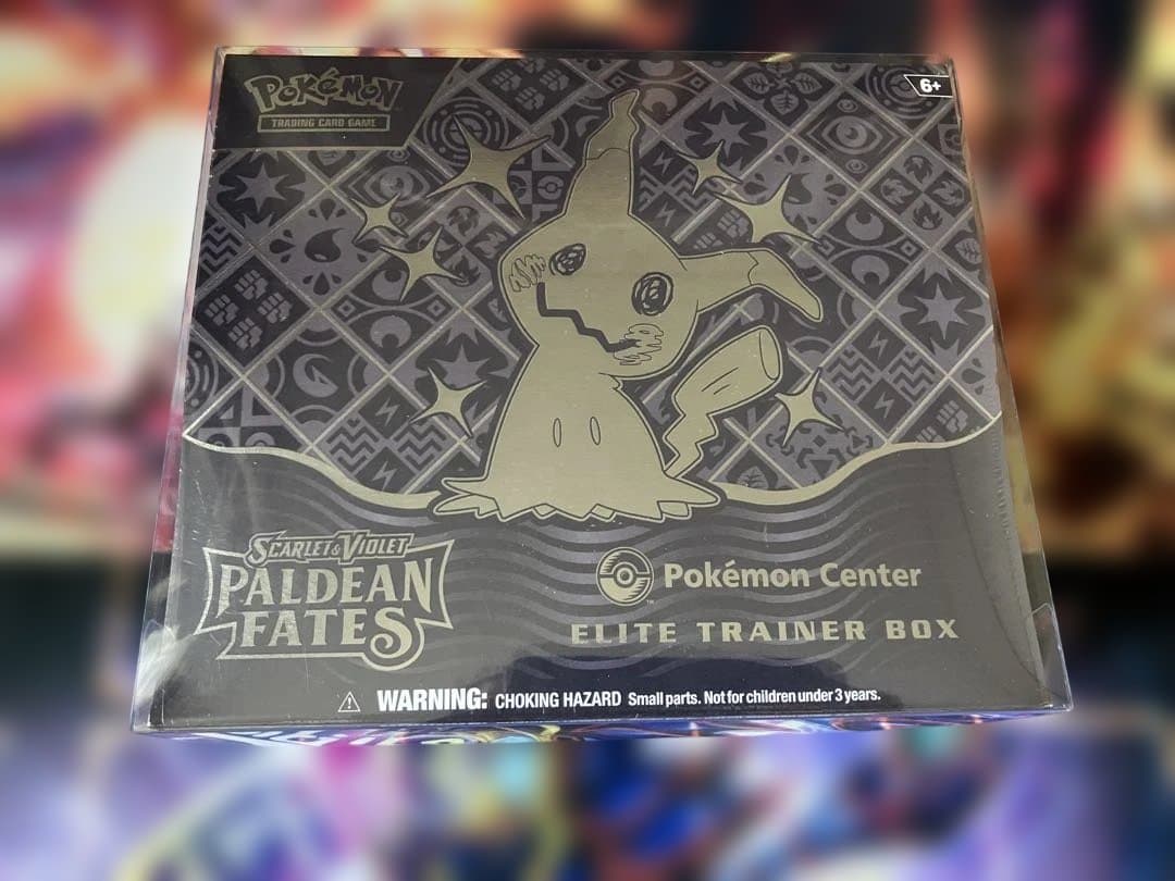 ポケモンカード　英語版　paldean fates etb ポケモンセンター限定