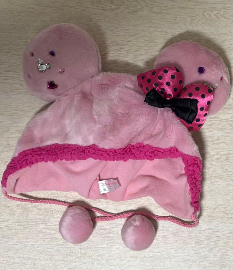 ディズニーファンキャップ ピンク ミニー