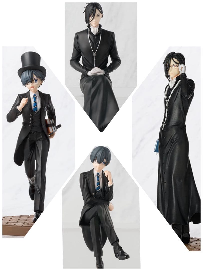 黒執事 寄宿学校編 セバスチャン シエルフィギュア4種セット - メルカリ